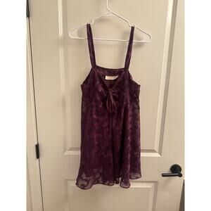 Victoria's Secret Gold Label Nightgown Purple Medium 90’s Vintage